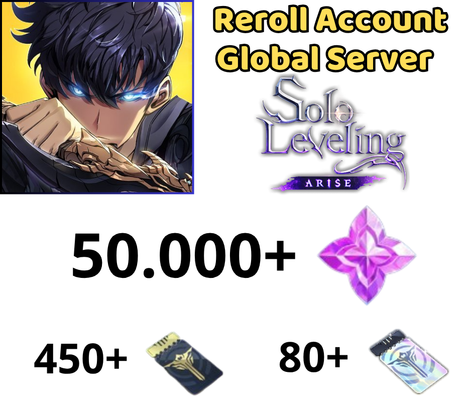 SoloLeveling : Arise Reroll 50k+ essence stones