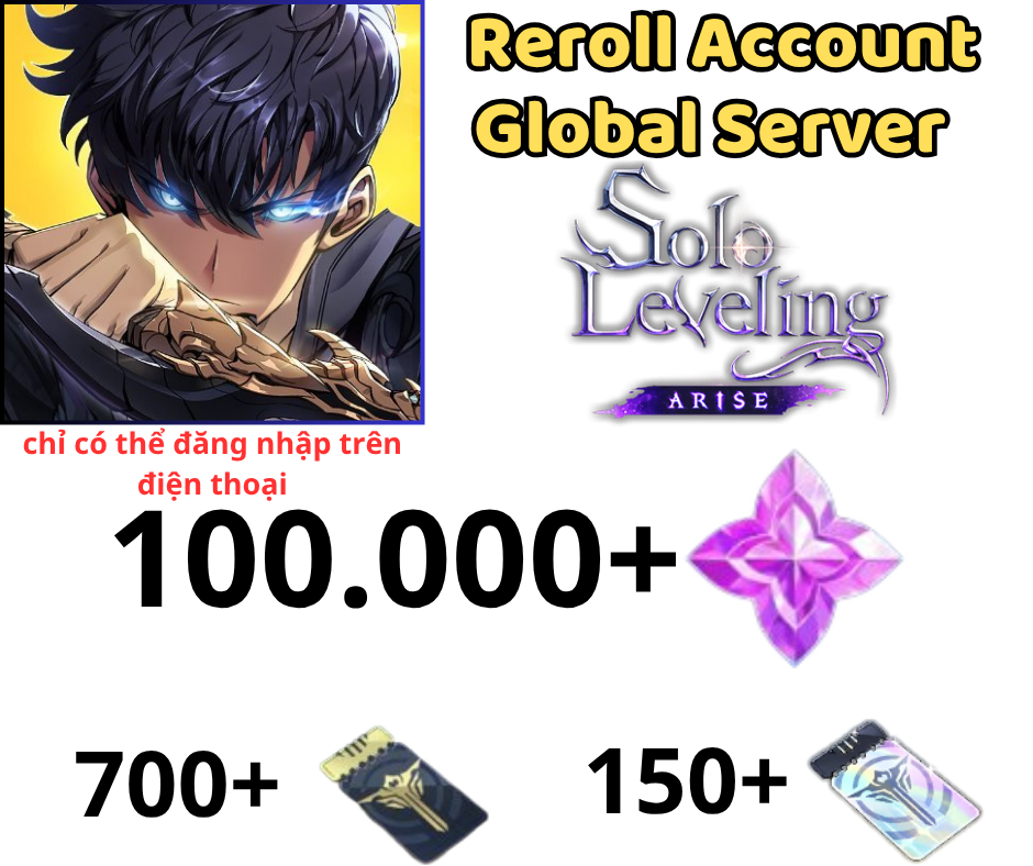 SoloLeveling : Arise Reroll 100k+ essence stones